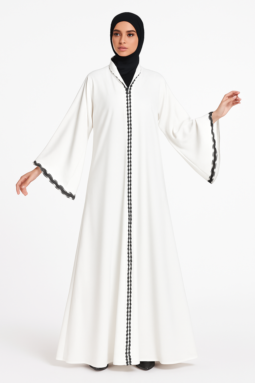noor elegance abaya