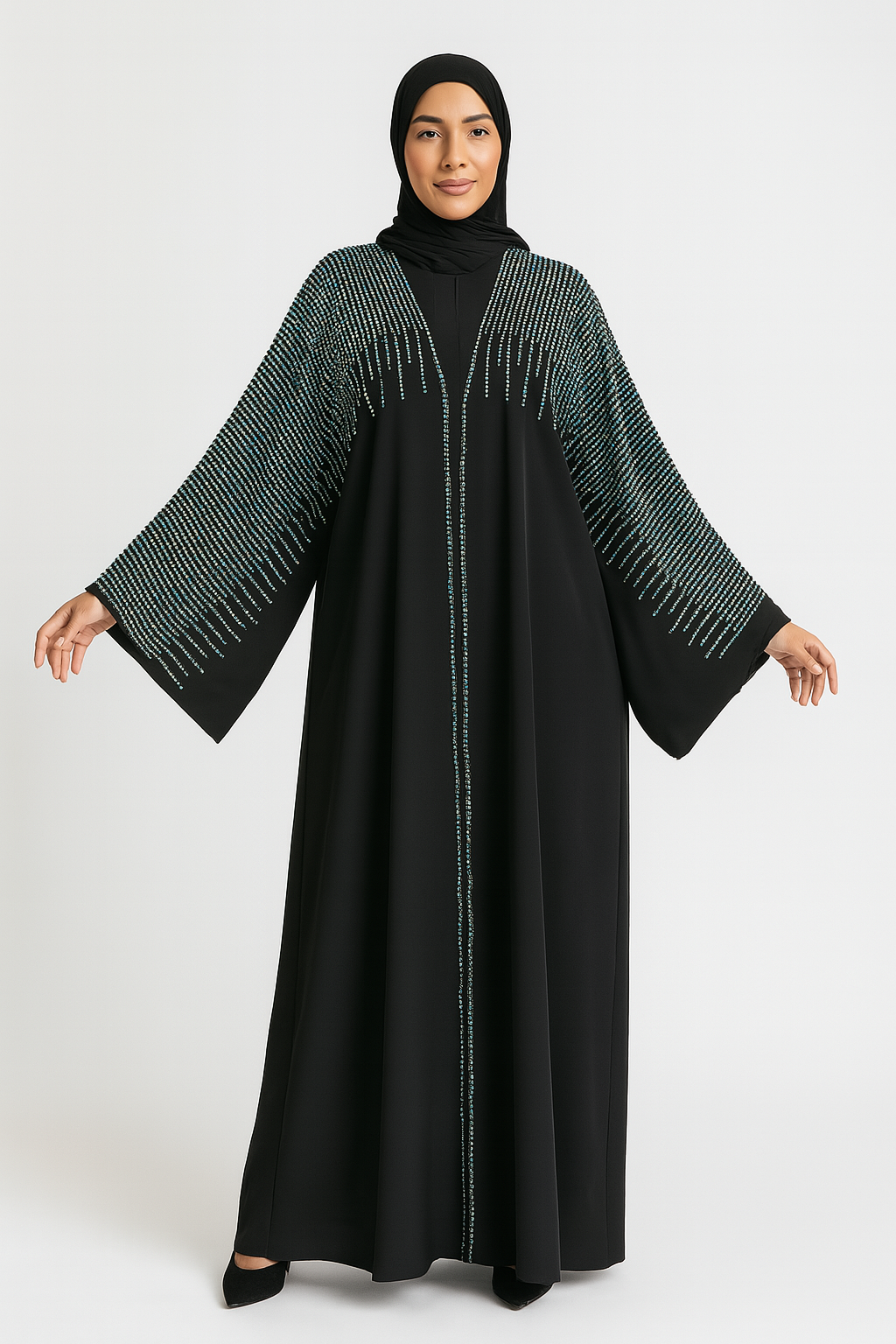 Starlight Flow Abaya