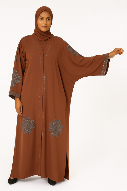 Cocoa Blossom Abaya